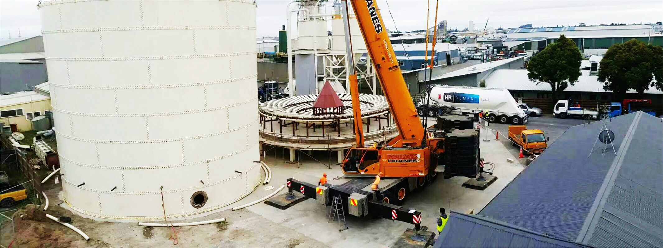 2016年新西兰的2000T的片装筒仓项目 (2)